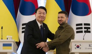 En visite surprise à Kyiv, le président sud-coréen promet d'augmenter son aide à l'Ukraine