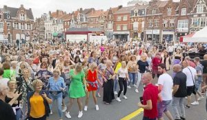 le madison géant lors de la Fête nationale à Bailleul