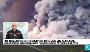 Méga-feux au Canada: le chef du détachement de pompiers français sur place témoigne