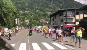 Tour de France : la caravane arrive à Saint-Gervais, point d'arrivée de la 15e étape