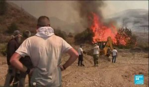 La Grèce toujours écrasée sous une chaleur caniculaire, aux prises avec des incendies
