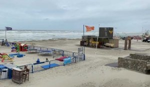 La tempête Patricia souffle sur Le Touquet : l'accès à la plage interdit