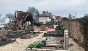 L'église de Drosnay détruite par un incendie