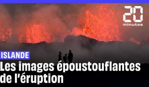  Islande : Une éruption volcanique offre un spectacle époustouflant