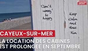 Cayeux-sur-mer prolonge la location de ses cabines de plage en septembre 2023