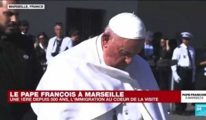 Le pape François est arrivé à Marseille pour une visite de deux jours sur le thématique migratoire
