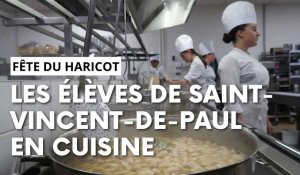 Ça s'active en cuisine au lycée Saint-Vincent-de-Paul avant la fête du haricot