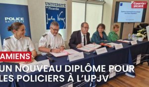 Lancement de la toute première promotion du diplôme universitaire de sociologie « Police-Population », au pôle Citadelle de l’université de Picardie (UPJV), jeudi 21 septembre 2023.