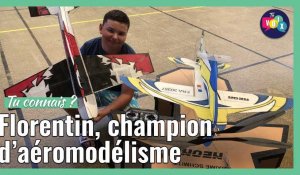 Florentin, 14 ans, champion d'aéromodélisme avec le club de Divion