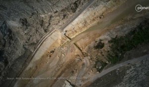 Libye: avant/après la rupture d'un barrage à Derna