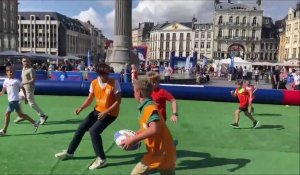 Lille : le village du Rugby est lancé sur la Grand place