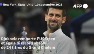 Les fans "impressionnés" par les 24 titres du Grand Chelem de Djokovic