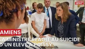 A Amiens, la ministre Carole Grandjean réagit au drame de Poissy