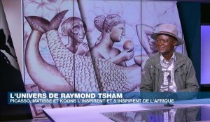 Raymond Tsham, l'artiste congolais qui réalise toutes ses toiles avec son stylo à bille