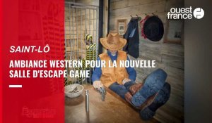 VIDEO. La nouvelle salle d'escape game de Saint-Lô invite au Far West