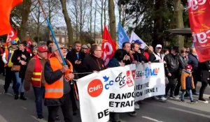 Manifestation  à St Quentin