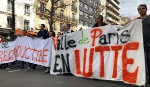 Retraites: quelques centaines de personnes manifestent à Paris