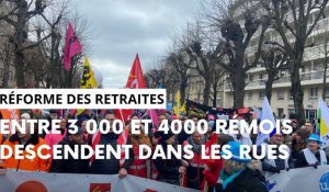 Manifestation contre la réforme des retraites à Reims ce 15 mars