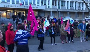 Arras : manifestation contre le recours au 49.3 devant la préfecture 