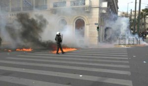 Grèce: des violences lors de nouveaux rassemblements de colère