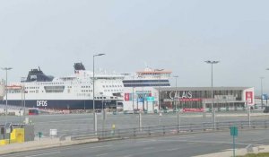 Retraites: le port de Calais au ralenti dans le cadre de la journée "ports morts"