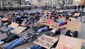 Lille : manifestation des étudiants en architecture