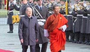 Le Premier ministre du Bhoutan Tshering rencontre le chancelier Scholz à Berlin