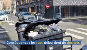 Au Havre, les poubelles débordent