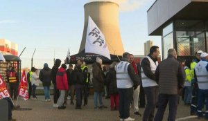 Retraites : 100% de grévistes à la centrale thermique EDF de Bouchain