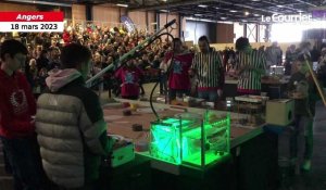 VIDEO. De drôles de robots s'affrontent au parc expo d'Angers