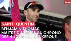 Benjamin Thomas, vainqueur du contre-la-montre de Saint-Quentin aux 4 Jours de Dunkerque