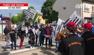 Les supporters bretons sont arrivés à Oyonnax