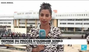 Sénégal : le procès de l'opposant Sonko accusé de viols reprend sans lui
