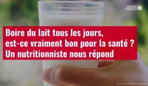 VIDÉO. Boire du lait tous les jours, est-ce vraiment bon pour la santé ? Un nutritionniste nous répond