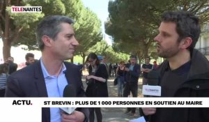 VIDEO. François Ruffin à Saint-Brévin pour soutenir Yannick Morez