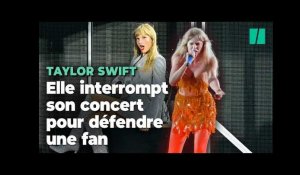 Taylor Swift interrompt son concert pour prendre la défense d'une fan