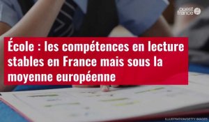 VIDÉO. École : les compétences en lecture stables en France mais sous la moyenne européenne