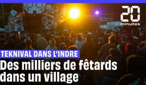 Teknival dans l'Indre : des milliers de fêtards rassemblés dans un petit village #shorts