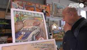 Pierre Lebert habillait, en peinture, le circuit des 24 Heures du Mans