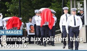 Hommage aux policiers tués à Roubaix à l’EPIDE : « Cambrai est en deuil »