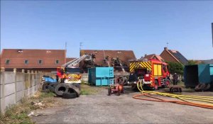 Quatre personnes relogées après un incendie à Hazebrouck