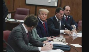 PHOTO: Donald Trump comparait dans un tribunal new-yorkais