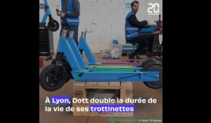 A Lyon, Dott double la durée de vie de ses trottinettes