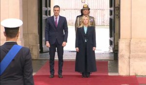 La Première ministre italienne Meloni rencontre son homologue espagnol Sanchez