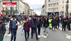 VIDÉO. Grève du 6 avril : des manifestants moins nombreux à Angers