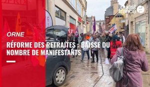 VIDÉO. Réforme des retraites : dans l'Orne, mobilisation en baisse pour la 11e journée de grève