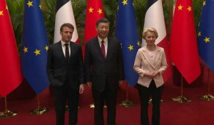 Xi accueille Macron, von der Leyen pour une rencontre trilatérale à Pékin