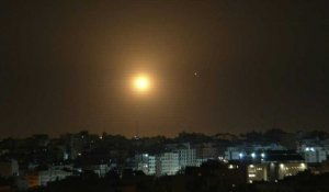Des roquettes interceptées par le Dôme de fer israélien au-dessus de Gaza