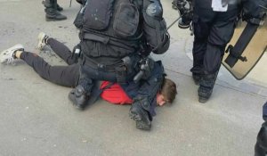 Retraites: incidents en marge de la manifestation à Paris