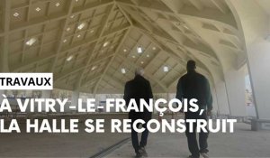 Les travaux de la halle progressent à Vitry-le-François